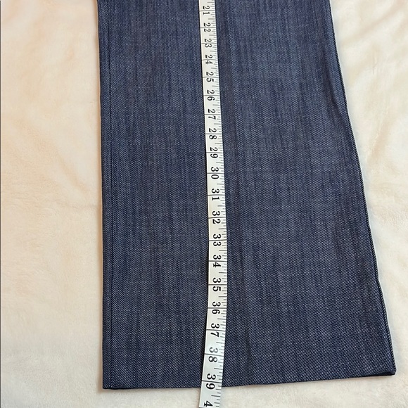 LOFT Blue Flare Wide Leg Jeans with Classic Stitching ZIZE 12 Petite - Picture 9 of 9